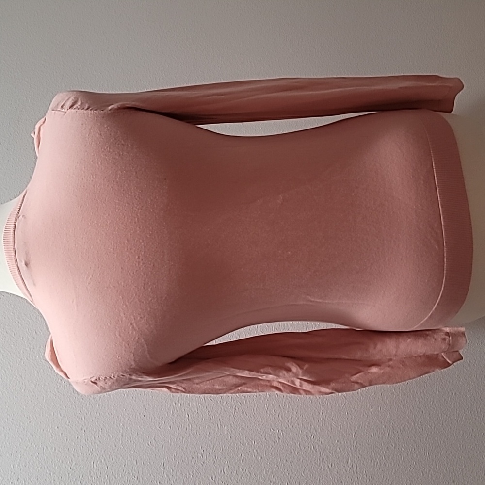 Ralph Lauren Small Pink Ruffle Sweater Top Casual Comfy Cozy Preppy Pullover - Picture 8 of 12